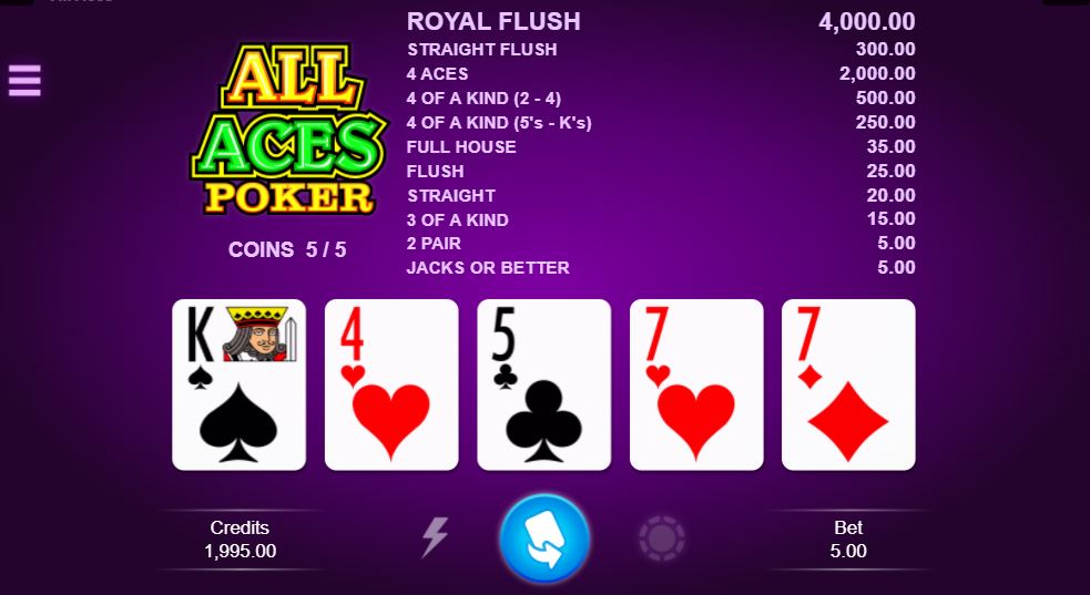 online casinos for real money video poker